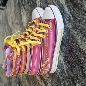 (6.5) Daddy's Money Secret Wedge Y2K Colorful Hot Trending